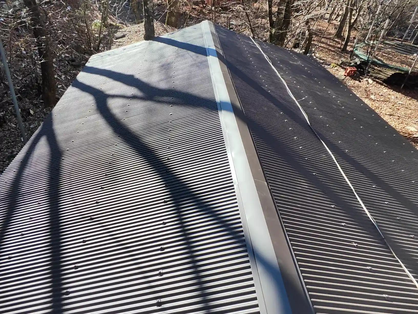 屋根工事完成写真