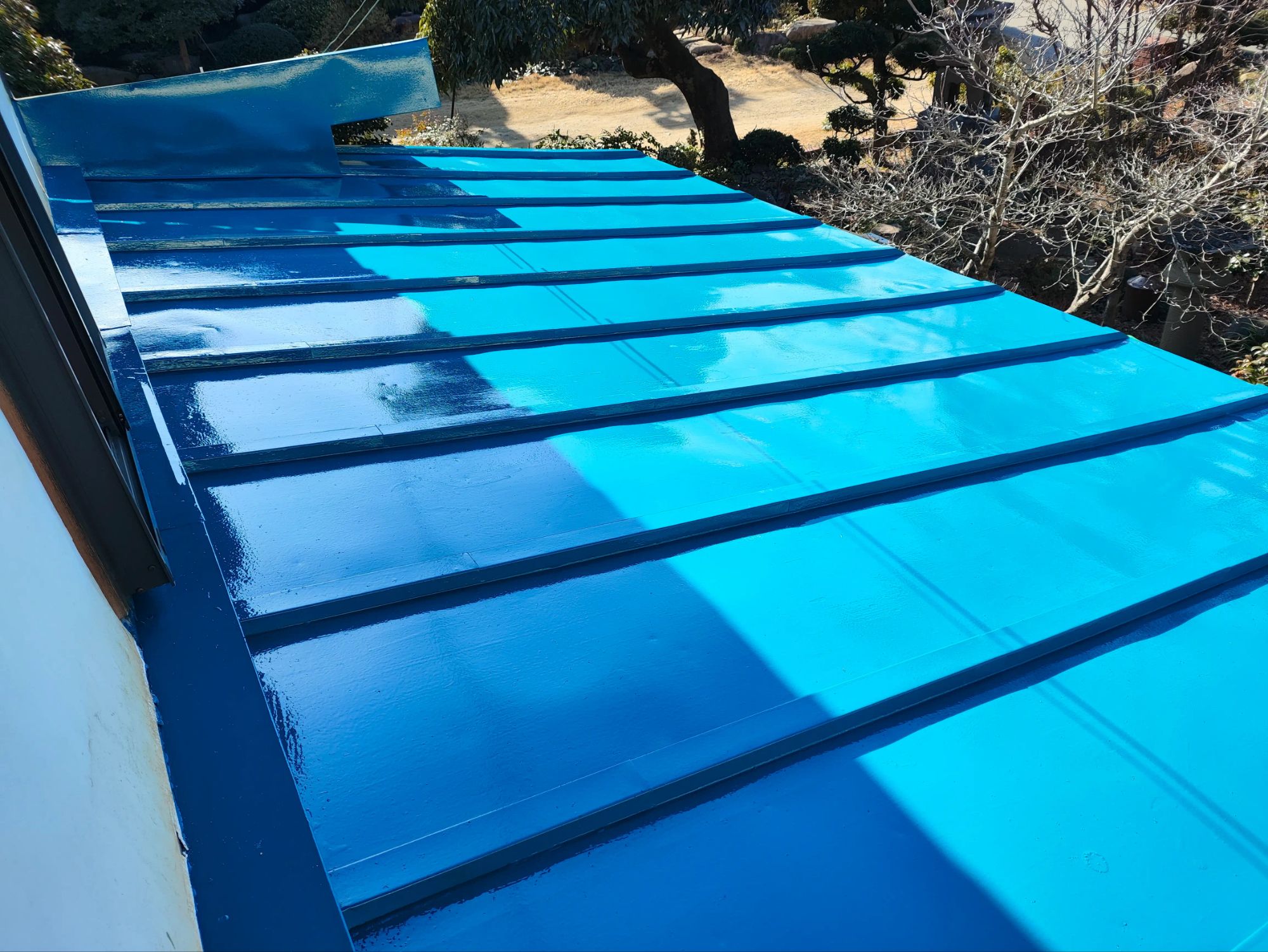 光沢塗料で綺麗に仕上りました。